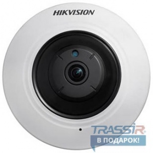 Hikvision DS - 2CD2942F 4Мп мини fisheye IP - камера, фиксированный объектив 1.6мм @F1.6