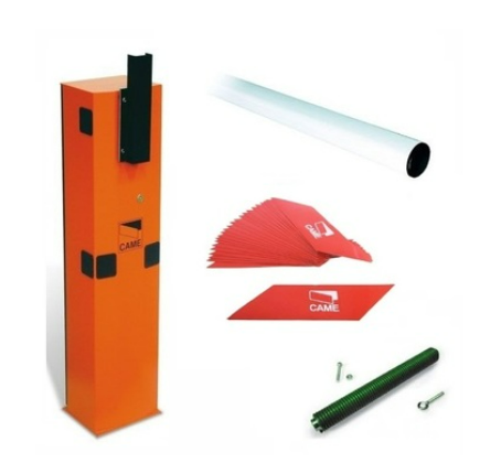 CAME &quot;COMBO Classico GARD 3750_SX KIT1&quot; Комплект  (проезд до 4м, 2-6сек, интенс. 100%), в составе: тумба 001G3750_SX, стрела 001G0402, наклейки 001G0461, пружина 119G4844RM