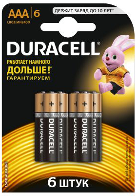 Duracell Basic LR03-6BL AAA Батарея (6шт/уп)