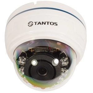 Tantos TSc-Di960pAHDf (3.6) 1Mp Купольная видеокамера, AHD, 1/3&quot; SONY Exmor CMOS Sensor (IMX225), 1280х960, 0.01лк, ИК-подсветка до 20м, DC12V, 300мA, от -15°С до +60°С, IP54