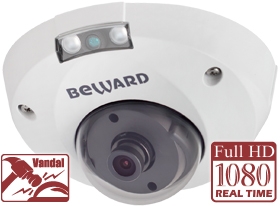 Beward B8182710DM (6) 2Mp Уличная купольная IP-видеокамера с ИК-подсветкой до 10м