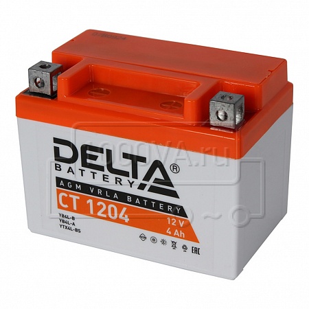 Deltа CT 1204 Мотоаккумулятор, 12В, 4А/ч