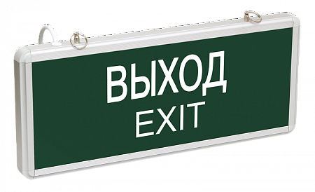 IEK ССА1001 Указатель аварийный светодиодный ВЫХОД-EXIT односторонний 3Вт 1,5ч (LSSA0-1001-003-K03)