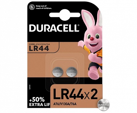 Duracell LR44-2BL Батарея (2шт/уп)
