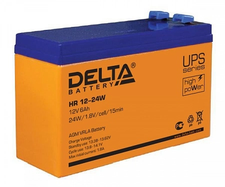 Delta HR 12-24W Аккумулятор, 12V, 24W 