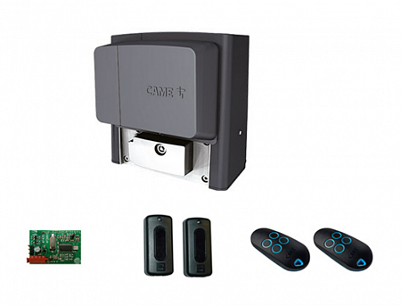 CAME &quot;COMBO Classico BX708RC KIT&quot; Комплект автоматики для откатных ворот до 800кг, интенс. 30%, в составе: привод BX708AGS (801MS-0030), приемник 001AF43S, брелок TOP44RBN (806TS-0270) (2шт), фотоэлементы 001DIR10