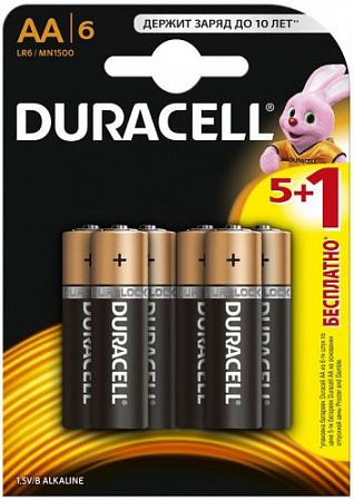 Duracell Basic LR6-6BL AA Батарея (6шт/уп)